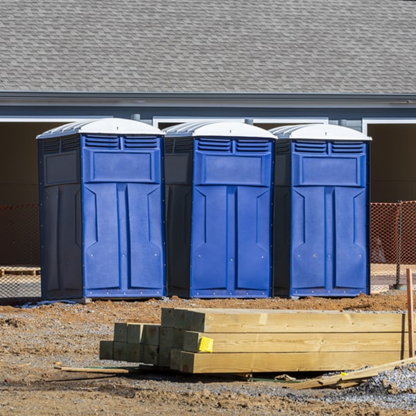 what is the maximum capacity for a single porta potty in Freer